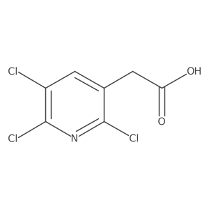2-(2,5,6-Trichloropyridin-3-yl)acetic acid结构式