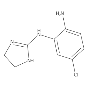 5-Chloro-N1-(4,5-dihydro-1H-imidazol-2-yl)benzene-1,2-diamine Structure