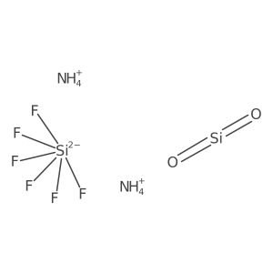Diazanium;dioxosilane;hexafluorosilicon(2-) Structure