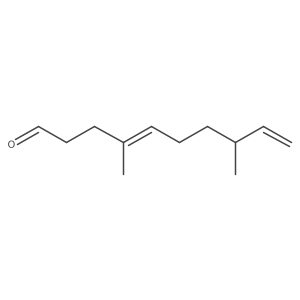 (4Z)-4,8-Dimethyl-4,9-decadienal结构式