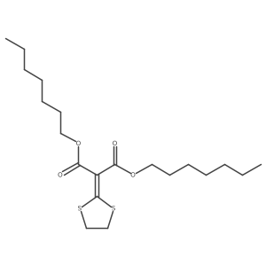 Propanedioic acid, 1,3-dithiolan-2-ylidene, dihe结构式