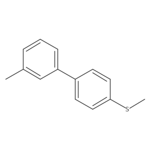 3-Methyl-4'-(methylsulfanyl)-1,1'-biphenyl结构式