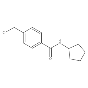 4-(chloromethyl)-N-cyclopentylbenzamide Structure