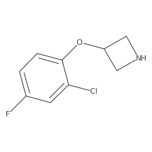 3-(2-Chloro-4-fluorophenoxy)azetidine Structure