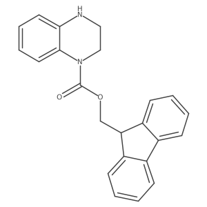 (9H-fluoren-9-yl)methyl 1,2,3,4-tetrahydroquinoxaline-1-carboxylate Structure