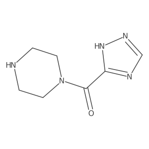 1-(1H-1,2,4-triazol-3-ylcarbonyl)piperazine Structure
