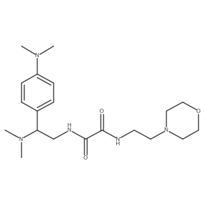 N1-(2-(dimethylamino)-2-(4-(dimethylamino)phenyl)ethyl)-N2-(2-morpholinoethyl)oxalamide结构式