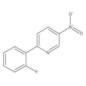 2-(2-Fluorophenyl)-5-nitropyridine结构式
