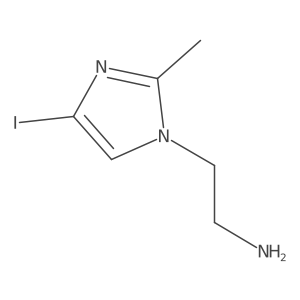 2-(4-Iodo-2-methyl-imidazol-1-yl)-ethylamine结构式