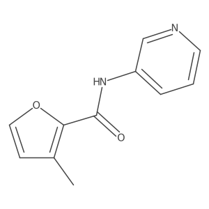3-Methyl-N-(pyridin-3-YL)furan-2-carboxamide结构式