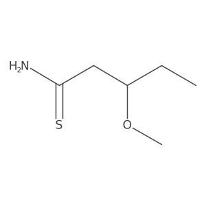 3-Methoxypentanethioamide Structure