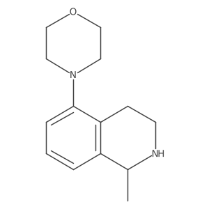 1-Methyl-5-morpholin-4-yl-1,2,3,4-tetrahydro-isoquinoline Structure