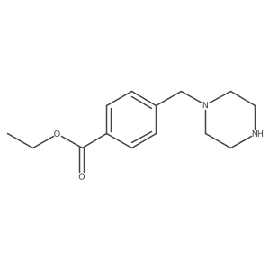 Ethyl 4-[(piperazin-1-yl)methyl]benzoate Structure
