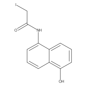 N-(5-Hydroxy-1-naphthalenyl)-2-iodoacetamide Structure