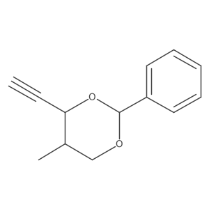 (2S,4S,5S)-4-Ethynyl-5-methyl-2-phenyl-1,3-dioxane结构式