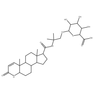 Hydroxyfinasteride glucuronide Structure