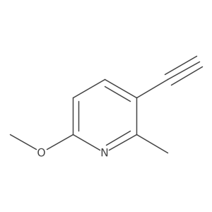 Pyridine, 3-ethynyl-6-methoxy-2-methyl-结构式