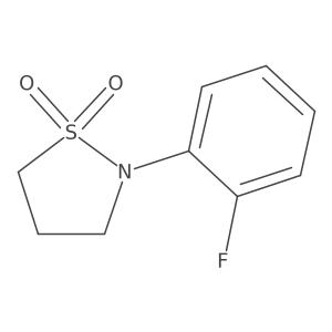 N-(2-Fluorophenyl)-1,3-propanesultam Structure