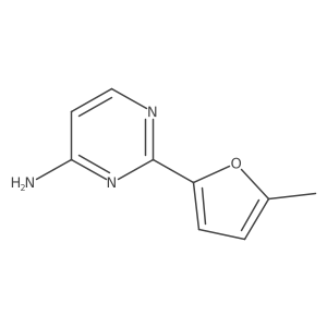 2-(5-Methylfuran-2-yl)pyrimidin-4-amine Structure