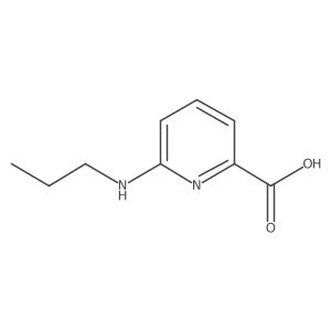 6-(Propylamino)-2-pyridinecarboxylic acid Structure