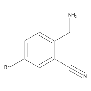 2-(Aminomethyl)-5-bromobenzonitrile Structure