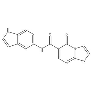 N-(1H-indol-5-yl)-5-oxo-5H-[1,3]thiazolo[3,2-a]pyrimidine-6-carboxamide Structure