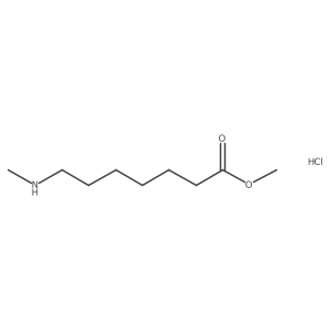 Methyl 7-(methylamino)heptanoate hydrochloride Structure