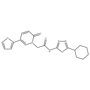 N-(5-cyclohexyl-1,3,4-thiadiazol-2-yl)-2-(3-(furan-2-yl)-6-oxopyridazin-1(6H)-yl)acetamide Structure