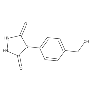 4-[4-(Hydroxymethyl)phenyl]-1,2,4-triazolidine-3,5-dione结构式