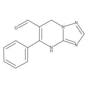 5-phenyl-4H,7H-[1,2,4]triazolo[1,5-a]pyrimidine-6-carbaldehyde Structure