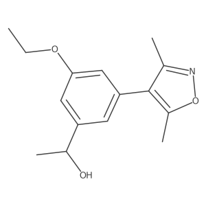 1-[3-(Dimethyl-1,2-oxazol-4-yl)-5-ethoxyphenyl]ethan-1-ol Structure
