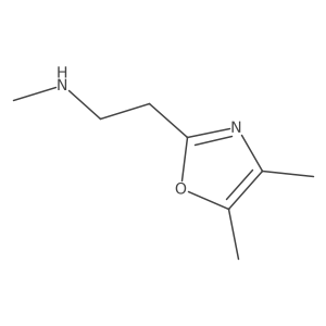 [2-(Dimethyl-1,3-oxazol-2-yl)ethyl](methyl)amine结构式