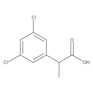 2-(3,5-Dichlorophenyl)propanoic acid Structure