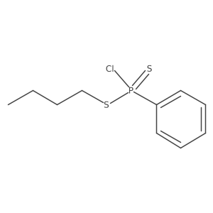 Phosphonochloridodithioic acid, phenyl-, butyl ester Structure