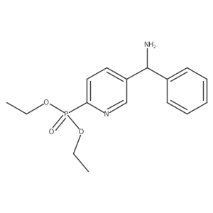 Diethyl {5-[amino(phenyl)methyl]pyridin-2-yl}phosphonate结构式