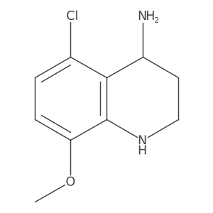 5-Chloro-8-methoxy-1,2,3,4-tetrahydroquinolin-4-amine Structure