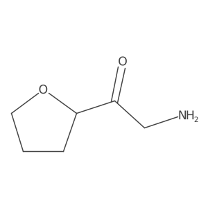 2-Amino-1-(oxolan-2-yl)ethan-1-one Structure