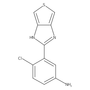 4-Chloro-3-(1h-thieno[3,4-d]imidazol-2-yl)aniline Structure