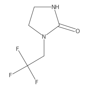 1-(2,2,2-Trifluoro-ethyl)-imidazolidin-2-one结构式