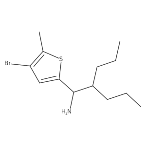 2-Thiophenemethanamine, 4-bromo-5-methyl-I+/--(1-propylbutyl)- Structure