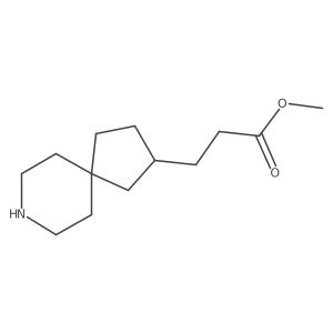 Methyl 3-(8-azaspiro[4.5]decan-3-yl)propanoate Structure