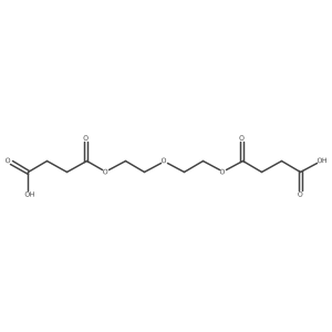 PEG-bis-Succinic Acid, MW 10K Structure