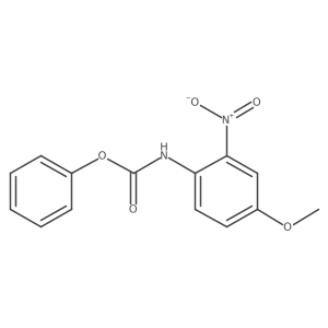 phenyl N-(4-methoxy-2-nitrophenyl)carbamate结构式