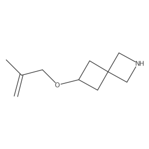 6-((2-Methylallyl)oxy)-2-azaspiro[3.3]heptane结构式