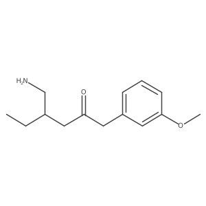 2-Hexanone, 4-(aminomethyl)-1-(3-methoxyphenyl)- Structure