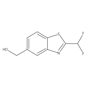(2-(Difluoromethyl)benzo[d]thiazol-5-yl)methanol Structure