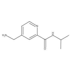 4-(Aminomethyl)-N-(propan-2-yl)pyridine-2-carboxamide结构式