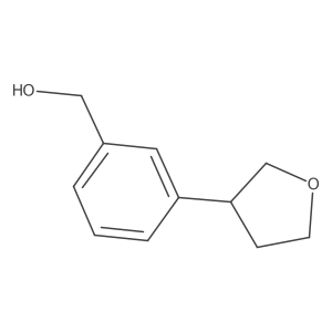[3-(Oxolan-3-yl)phenyl]methanol结构式