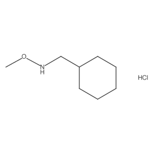(Cyclohexylmethyl)(methoxy)amine hydrochloride结构式