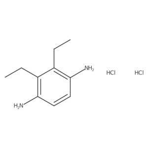 2,3-Diethylbenzene-1,4-diamine dihydrochloride结构式